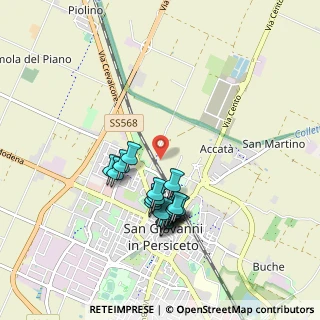 Mappa Via Permuta, 40017 San Giovanni In Persiceto BO, Italia (0.8365)