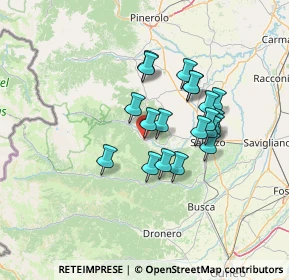 Mappa Via Paesana, 12030 Sanfront CN, Italia (11.0225)