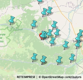 Mappa Via Paesana, 12030 Sanfront CN, Italia (8.656)