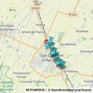 Mappa Via Sandro Pertini, 40017 San Giovanni in Persiceto BO, Italia (1.42333)