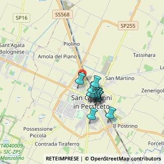 Mappa Via Sandro Pertini, 40017 San Giovanni in Persiceto BO, Italia (1.335)