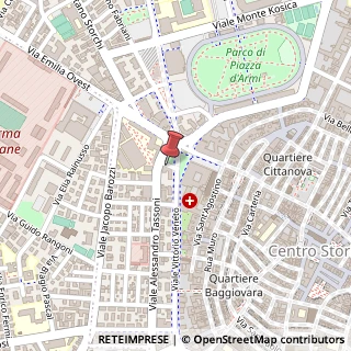 Mappa Largo Aldo Moro, 1, 41124 Modena, Modena (Emilia Romagna)