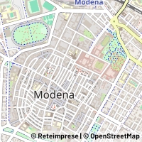 Karte Modena