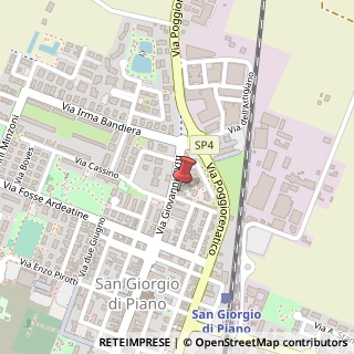 Mappa Via Giovanni XXIII, 10, 40016 San Giorgio di Piano, Bologna (Emilia Romagna)
