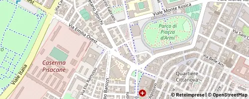Mappa Módena