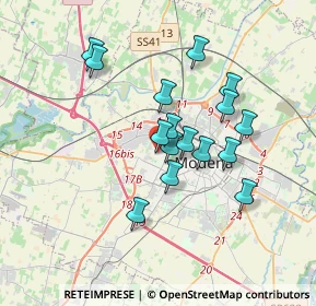 Mappa Via Cesare Della Chiesa, 41126 Modena MO, Italia (2.97125)