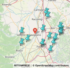 Mappa Via Enrico Fermi, 12038 Savigliano CN, Italia (16.76188)