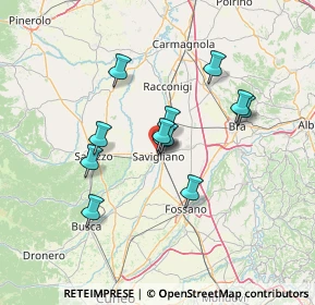 Mappa Via Enrico Fermi, 12038 Savigliano CN, Italia (10.94167)