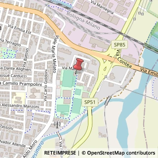 Mappa Via Marie Curie, 8, 42048 Rubiera, Reggio nell'Emilia (Emilia Romagna)