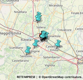 Mappa Corso Camillo Benso Conte di Cavour, 41121 Modena MO, Italia (5.30214)