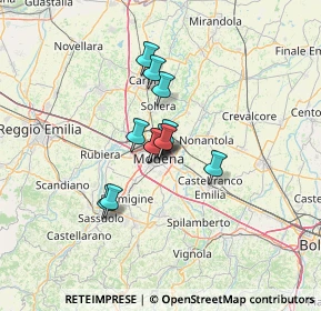 Mappa Corso Camillo Benso Conte di Cavour, 41121 Modena MO, Italia (7.97583)