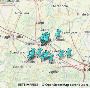 Mappa Corso Camillo Benso Conte di Cavour, 41121 Modena MO, Italia (9.83938)