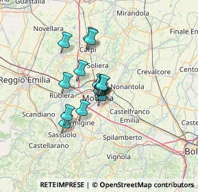 Mappa Corso Camillo Benso Conte di Cavour, 41121 Modena MO, Italia (8.40357)