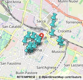 Mappa Corso Camillo Benso Conte di Cavour, 41121 Modena MO, Italia (0.6915)