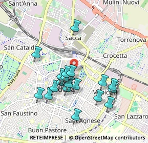 Mappa Corso Camillo Benso Conte di Cavour, 41121 Modena MO, Italia (0.86)