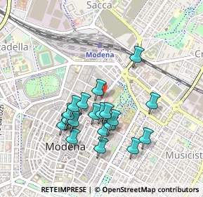 Mappa Corso Camillo Benso Conte di Cavour, 41121 Modena MO, Italia (0.4165)