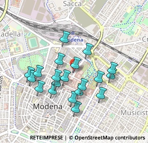 Mappa Corso Camillo Benso Conte di Cavour, 41121 Modena MO, Italia (0.414)