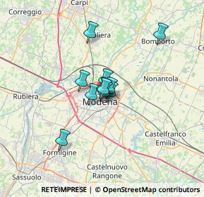 Mappa Corso Camillo Benso Conte di Cavour, 41121 Modena MO, Italia (3.73182)