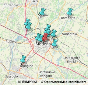 Mappa Corso Camillo Benso Conte di Cavour, 41121 Modena MO, Italia (5.11923)