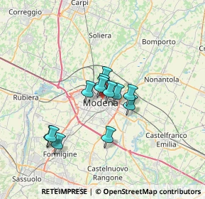 Mappa Corso Camillo Benso Conte di Cavour, 41121 Modena MO, Italia (4.87417)