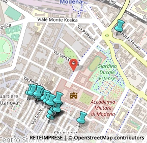 Mappa Corso Camillo Benso Conte di Cavour, 41121 Modena MO, Italia (0.3345)