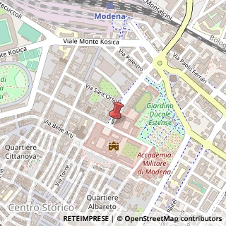 Mappa Corso Vittorio Emanuele II, 4, 41121 Modena, Modena (Emilia Romagna)