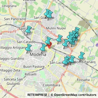 Mappa Via Ferruccio Lamborghini, 41122 Modena MO, Italia (1.969)