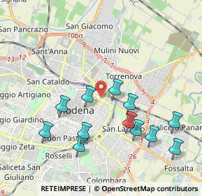 Mappa Via Ferruccio Lamborghini, 41122 Modena MO, Italia (2.07167)
