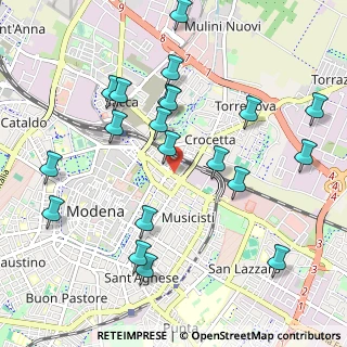 Mappa Via Ferruccio Lamborghini, 41122 Modena MO, Italia (1.1295)