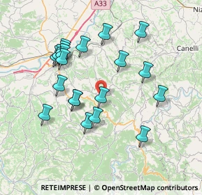 Mappa SP 230, 12050 Benevello CN (7.332)