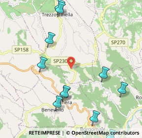 Mappa SP 230, 12050 Benevello CN (3.538)