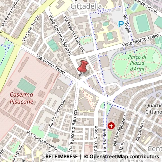 Mappa Viale Gaetano Storchi, 41121 Modena MO, Italia, 41121 Modena, Modena (Emilia Romagna)