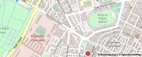 Mappa Módena