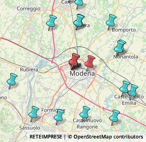 Mappa Via Aldo Dugoni, 41126 Modena MO, Italia (9.1645)