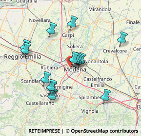 Mappa Via Aldo Dugoni, 41126 Modena MO, Italia (13.88643)