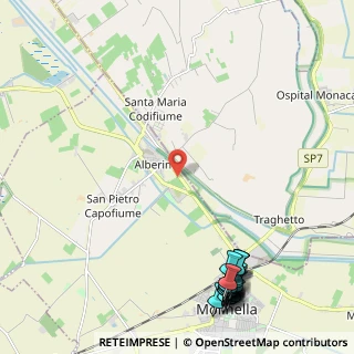 Mappa Via Confine Inferiore, 40062 Molinella BO, Italia (3.287)