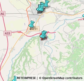 Mappa Viale Platani, 12062 Cherasco CN, Italia (4.89727)