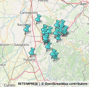 Mappa Viale Platani, 12062 Cherasco CN, Italia (9.2475)