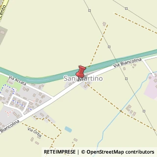 Mappa Via Biancolina, 20, 40017 San Martino BO, Italia, 40017 San Giovanni in Persiceto, Bologna (Emilia Romagna)