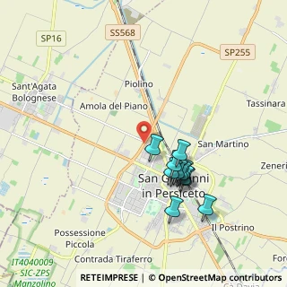 Mappa Loredano Bizzarri, 40017 San Giovanni in Persiceto BO, Italia (1.71167)