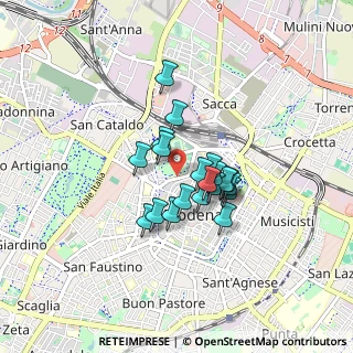 Mappa Parco Piazza D'Armi Novisad, 41121 Modena MO, Italia (0.5835)