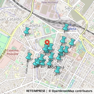Mappa Parco Piazza D'Armi Novisad, 41121 Modena MO, Italia (0.437)