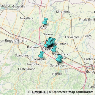 Mappa Parco Piazza D'Armi Novisad, 41121 Modena MO, Italia (5.09214)