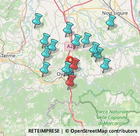 Mappa A26 Genova - Gravellona, 15076 Ovada AL, Italia (5.98625)