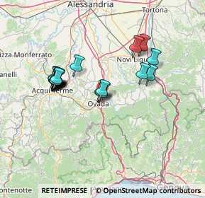 Mappa A26 Genova - Gravellona, 15076 Ovada AL, Italia (13.1295)