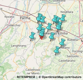 Mappa Via Fernando Santi, 42020 Quattro Castella RE, Italia (11.1725)