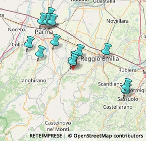 Mappa Via Fernando Santi, 42020 Quattro Castella RE, Italia (16.35286)