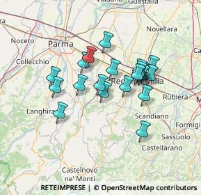 Mappa Via Fernando Santi, 42020 Quattro Castella RE, Italia (11.3645)