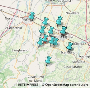 Mappa Via Fernando Santi, 42020 Quattro Castella RE, Italia (11.0475)