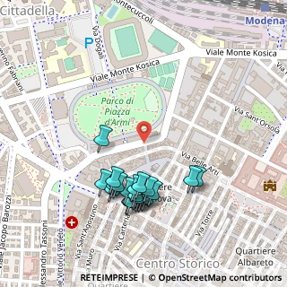 Mappa Via del Voltone, 41121 Modena MO, Italia (0.25)